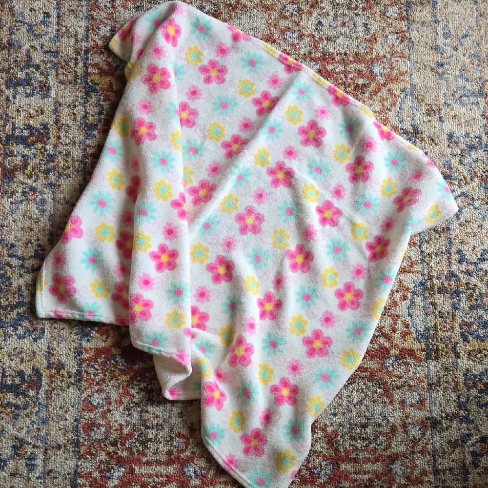 Floral Fleece Blanket